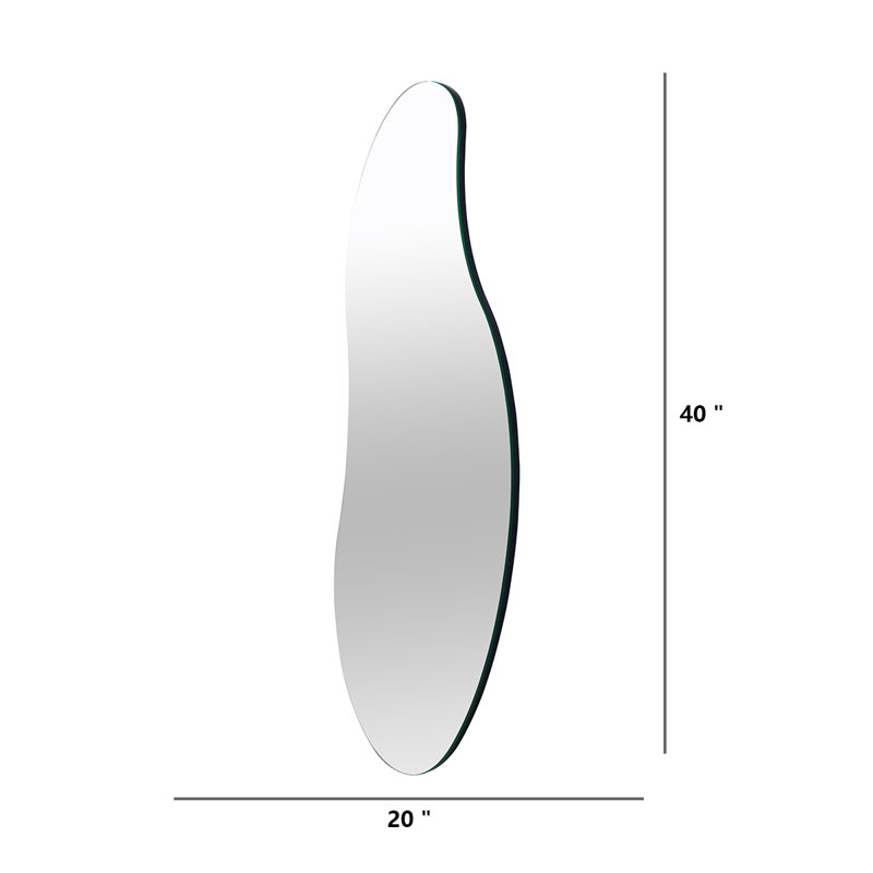 Wrought Studio AnnaDiana Asymmetrical Wall Mirror & Reviews Wayfair